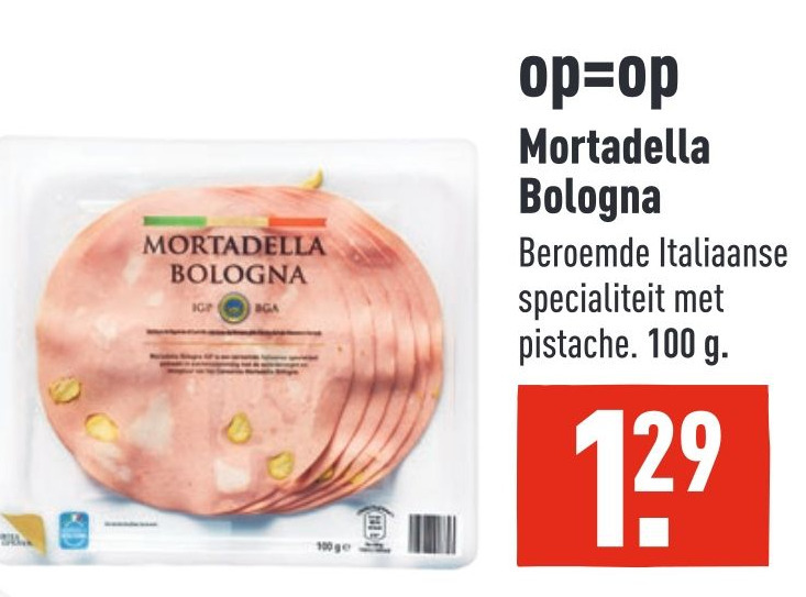 Mortadella Bologna aanbieding bij ALDI