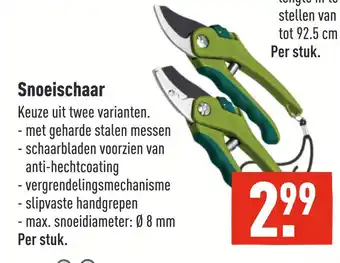 ALDI Snoeischaar aanbieding