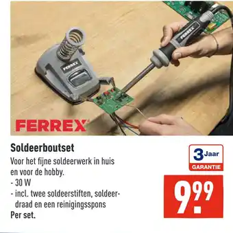 ALDI Ferrex Soldeerboutset aanbieding