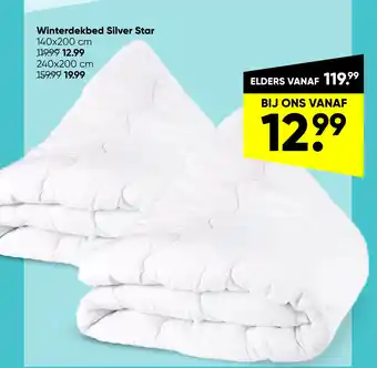 Big Bazar Winterdekbed Silver Star aanbieding