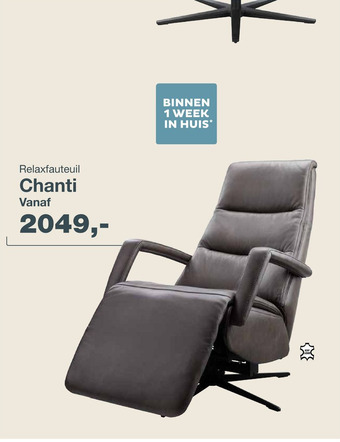 IN.HOUSE Relaxfauteuil Chanti aanbieding