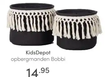 Baby & Tiener Kidsdepot opbergmanden bobbi aanbieding