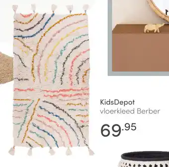 Baby & Tiener Kidsdepot vloerkleed berber aanbieding