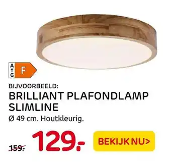 Praxis Brilliant Plafondlamp Slimline aanbieding