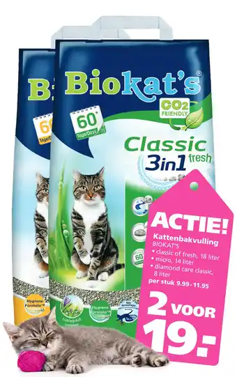 Ranzijn Biokat's Kattenbakvulling aanbieding