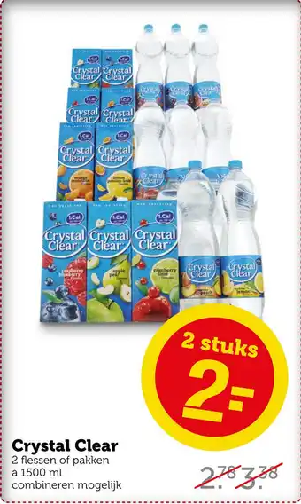 Coop Crystal Clear aanbieding