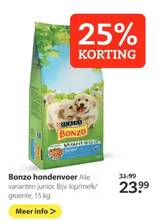 Pets Place Bonzo hondenvoer aanbieding