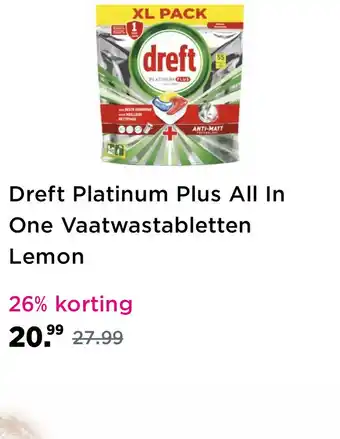 Plein.nl Dreft platinum plus all in one aanbieding