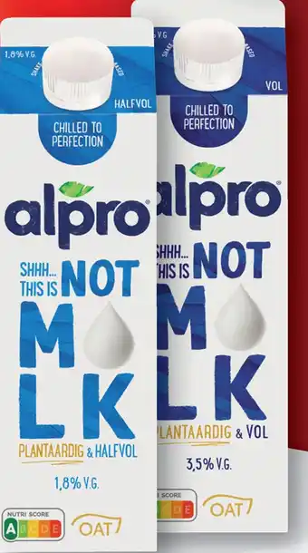 Dirk Alpro Not M'Ik Vol of halfvol. Pak 1 liter. aanbieding