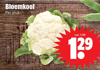 Dirk Bloemkool Per stuk. aanbieding