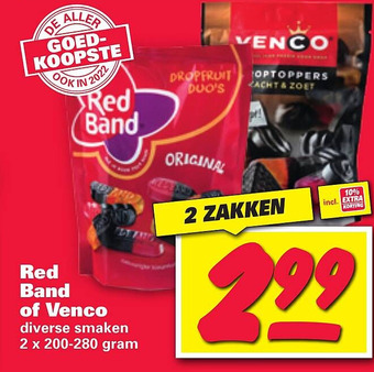 Nettorama Red Band of Venco aanbieding