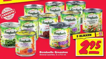 Nettorama Bonduelle Groenten aanbieding