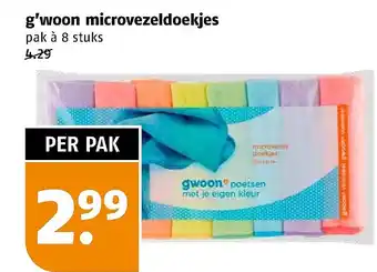 Poiesz g'woon microvezeldoekjes aanbieding