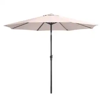 Leen Bakker Le Sud parasol Dorado - taupe - Ø300 cm aanbieding