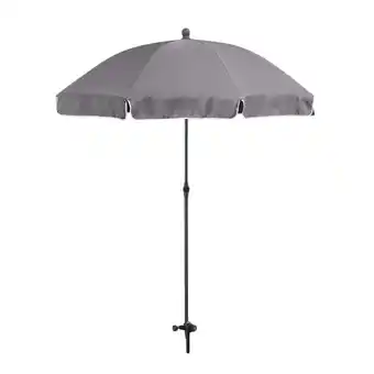 Leen Bakker Strandparasol La Luz - antraciet - Ø200 cm aanbieding