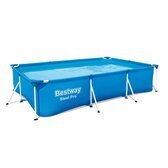 Bol.com Bestway Steel Pro Zwembad met stalen frame rechthoekig 300x201x66 cm 56404 aanbieding