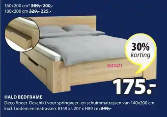 Jysk Hald bedframe aanbieding