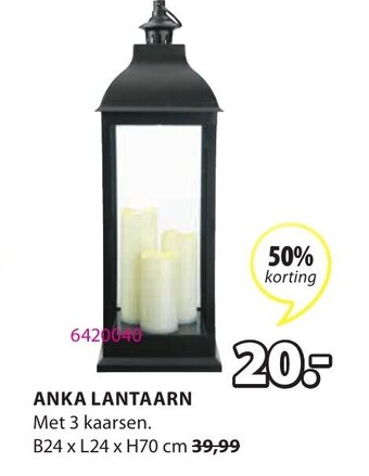 Jysk Anka lantaarn aanbieding