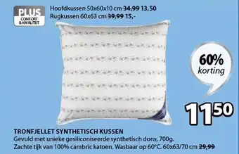 Jysk Tronfjellet synthetisch kussen 60% Korting aanbieding