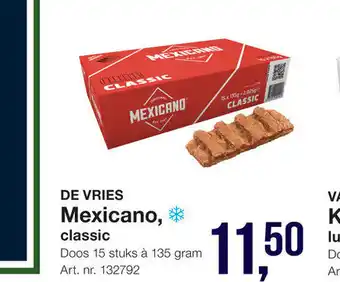 Bidfood De vries Mexicano, classic aanbieding