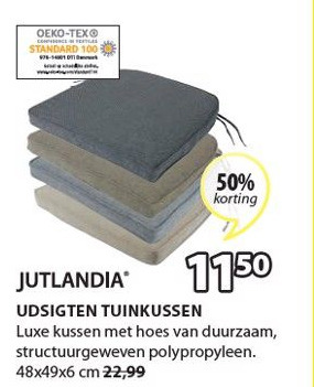Jysk JUTLANDIA UDSIGTEN TUINKUSSEN aanbieding
