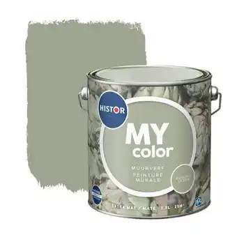 Praxis Histor muurverf My Color extra mat Boulder lichen 25L aanbieding