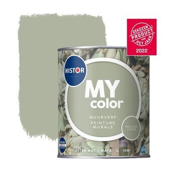 Praxis Histor muurverf My Color extra mat Boulder lichen 1L aanbieding