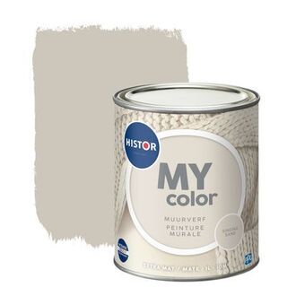 Praxis Histor muurverf My Color extra mat Singing Sand 1L aanbieding