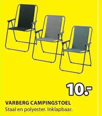 Jysk Varberg Campingstoel aanbieding