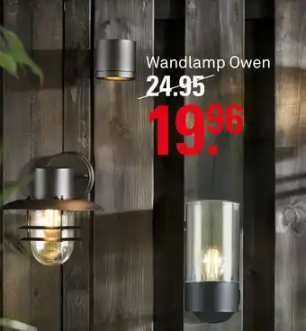 Karwei Wandlamp Owen aanbieding