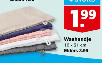 Hoogvliet Washandje aanbieding