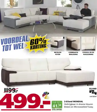 Seats and Sofas 2-Eiland Mondial aanbieding