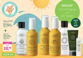 Holland & Barrett Zonnebrand Spray SPF 30 en After Sun Cooling Gel Aloë vera aanbieding