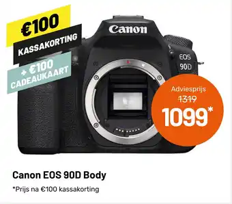 Kamera Express Canon EOS 90D Body aanbieding