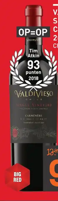 Gall & Gall Valdivieso Single Vineyard Carmenère 75CL Wijn aanbieding