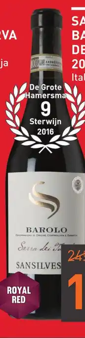 Gall & Gall San Silvestro Barolo Serra dei Turchi 75CL Wijn aanbieding