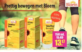 Gezond & Wel Prettig bewegen met Bloem aanbieding