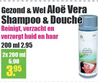 Gezond & Wel Gezond & Wel Aloë Vera Shampoo & Douche aanbieding