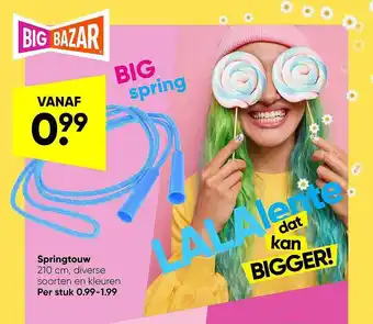 Big Bazar Springtouw aanbieding