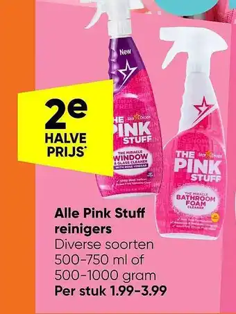 Big Bazar Alle Pink Stuff Reinigers aanbieding