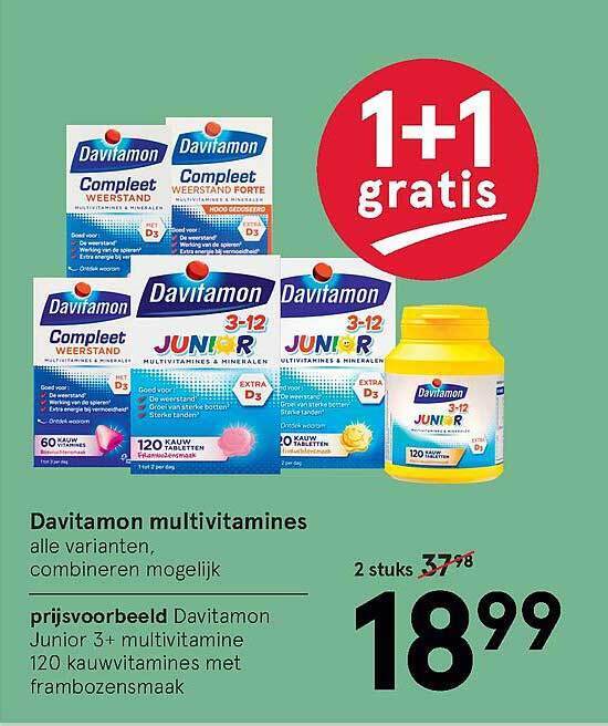 Davitamon: 1+1 Gratis