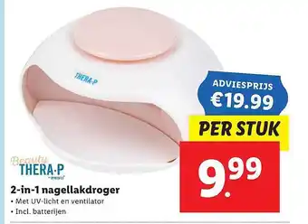 Lidl Beauty Thera-P 2-In-1 Nagellakdroger aanbieding