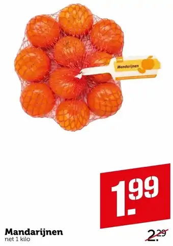 Coop Mandarijnen 1kg aanbieding