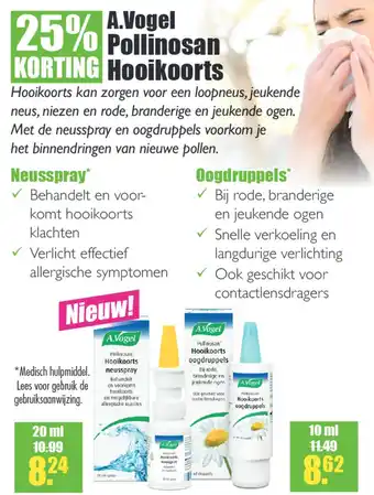 Gezond & Wel A.vogel pollinosan hooikoorts aanbieding