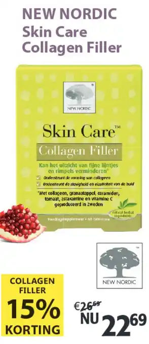 Gezond & Wel NEW NORDIC Skin Care Collagen Filler aanbieding