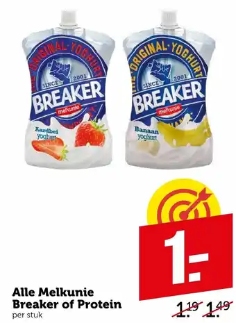 Coop Melkunie protein of breaker aanbieding