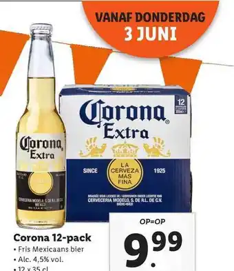 Lidl Corona 12-Pack aanbieding