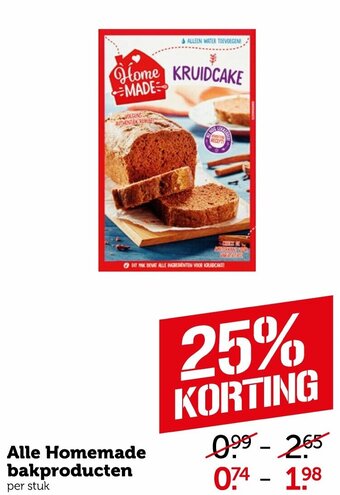 Coop Homemade bakproducten aanbieding