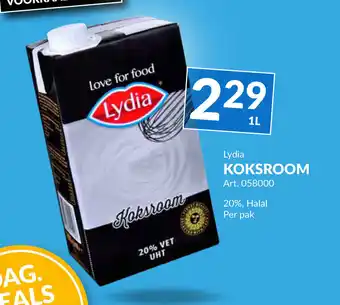 Meledi Koksroom 1L aanbieding