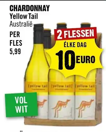 Dirck 3 Chardonnay Yellow Tail aanbieding